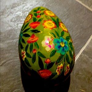 World Market Paper Mache Easter Egg